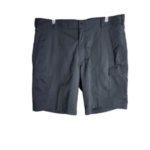 Nike Men's Golf Dri-fit Shorts cargo pockets sz 36 charcoal casual modest